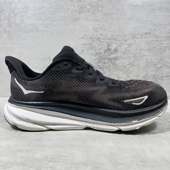 Hoka One One Clifton 9 Running Shoes - Women's Size 6.5 - Black - Picture 2 of 10